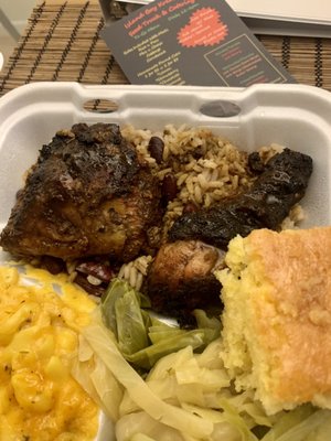 Jerk chicken plate